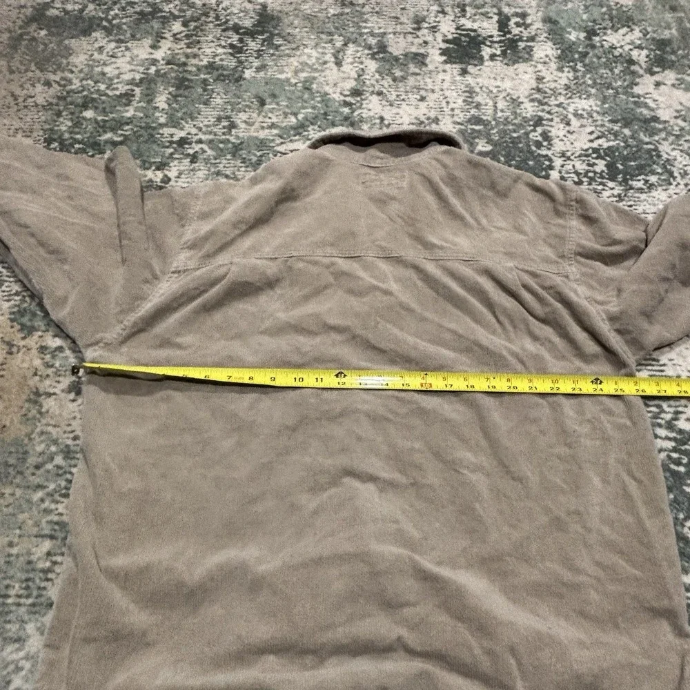 Vintage Quiksilver Jacket Mens XLarge Beige Corduroy Zip Up Surf Skate Y2K 90s